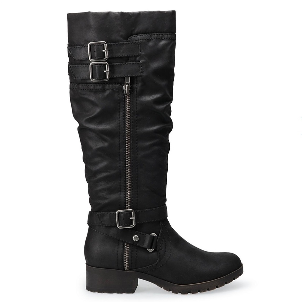 SO® Jackal Black 9 Wide Calf Boots NEW